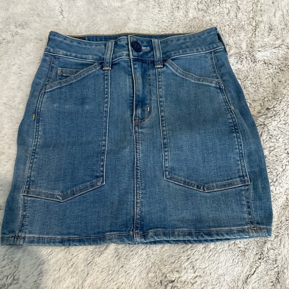 American Eagle Outfitters Blue A-Line Skirt - Picture 1 of 5